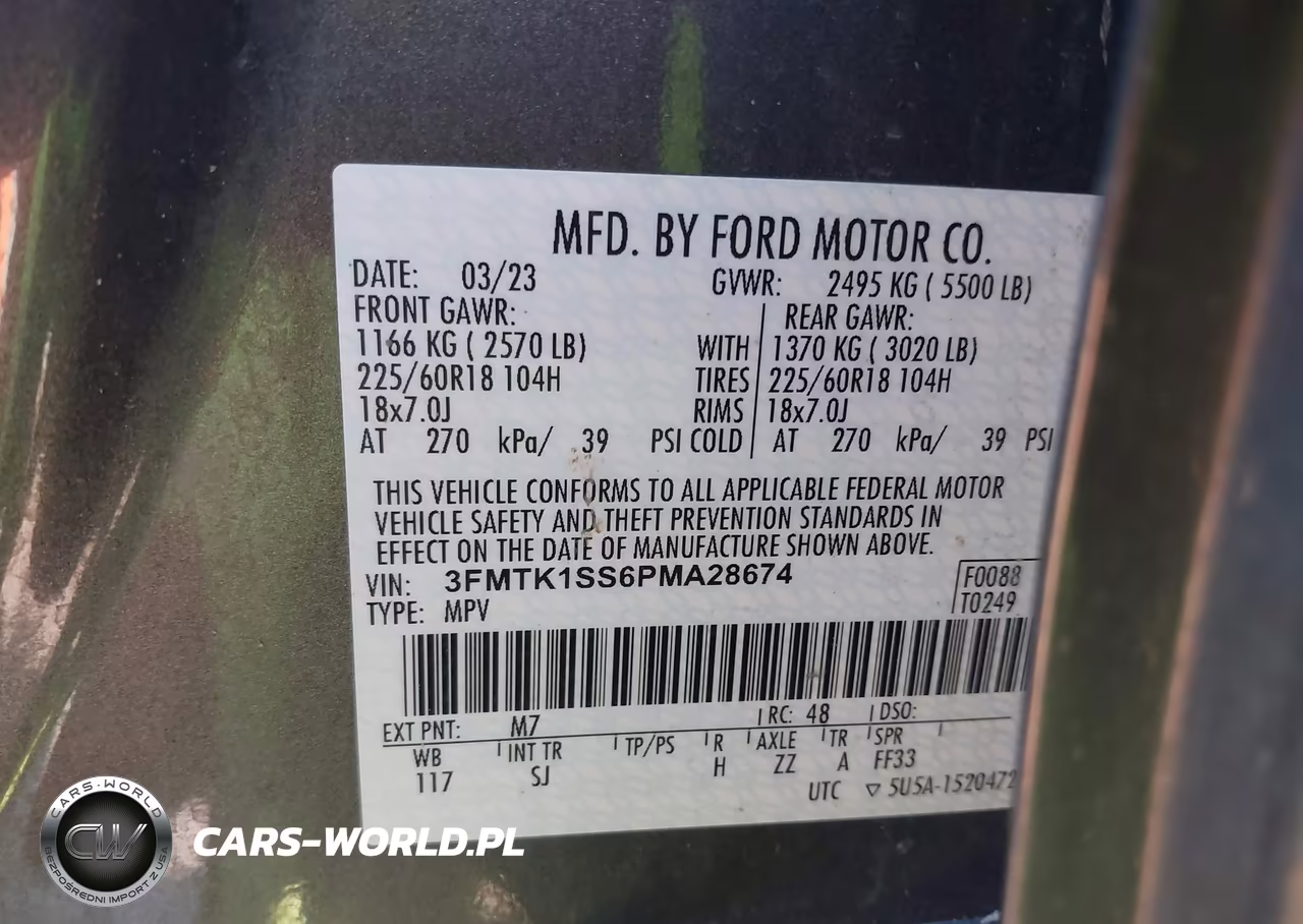 2023 Ford Mustang Mach-E Select VIN:3FMTK1SS6PMA28674 - 9