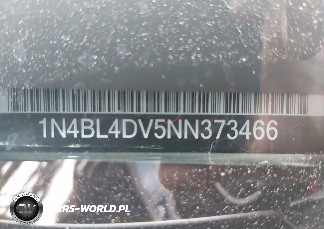2022 Nissan Altima Sv Fwd VIN:1N4BL4DV5NN373466 - 9