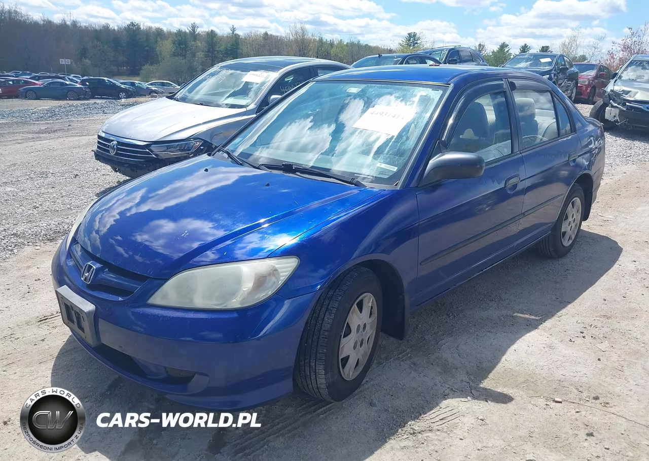 2004 Honda Civic Vp VIN:2HGES16324H571211 - 2