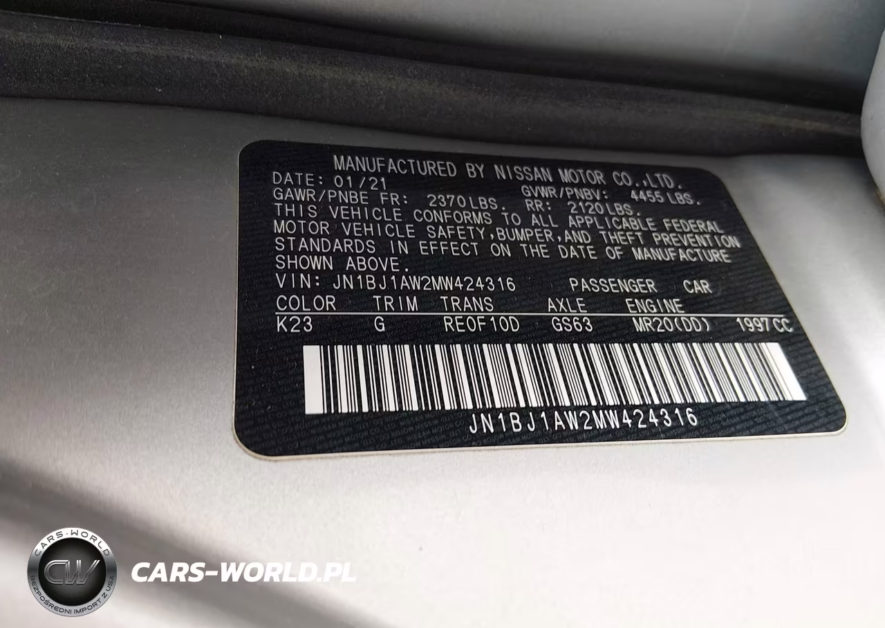 2021 Nissan Rogue Sport S Awd Xtronic Cvt VIN:JN1BJ1AW2MW424316 - 9