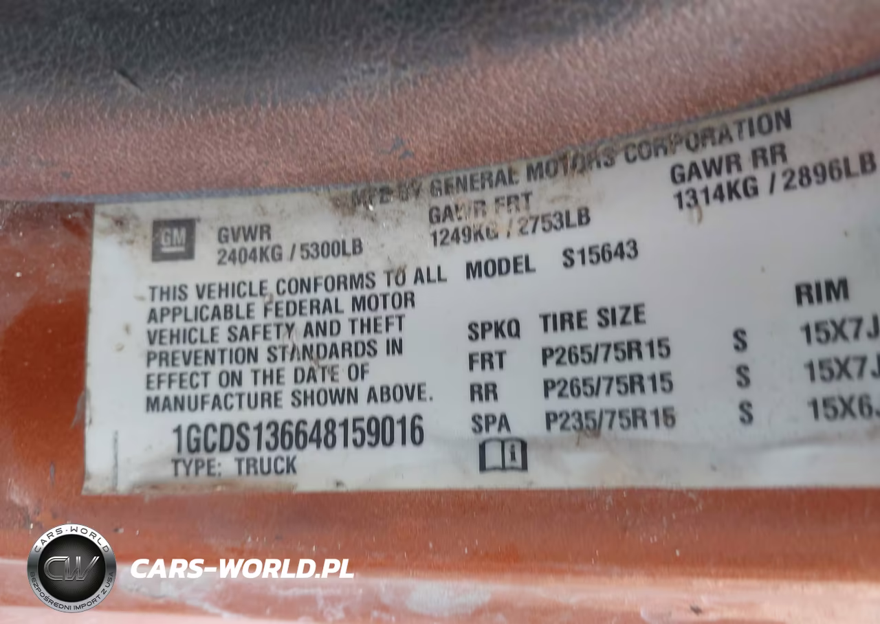 2004 Chevrolet Colorado Ls VIN:1GCDS136648159016 - 9