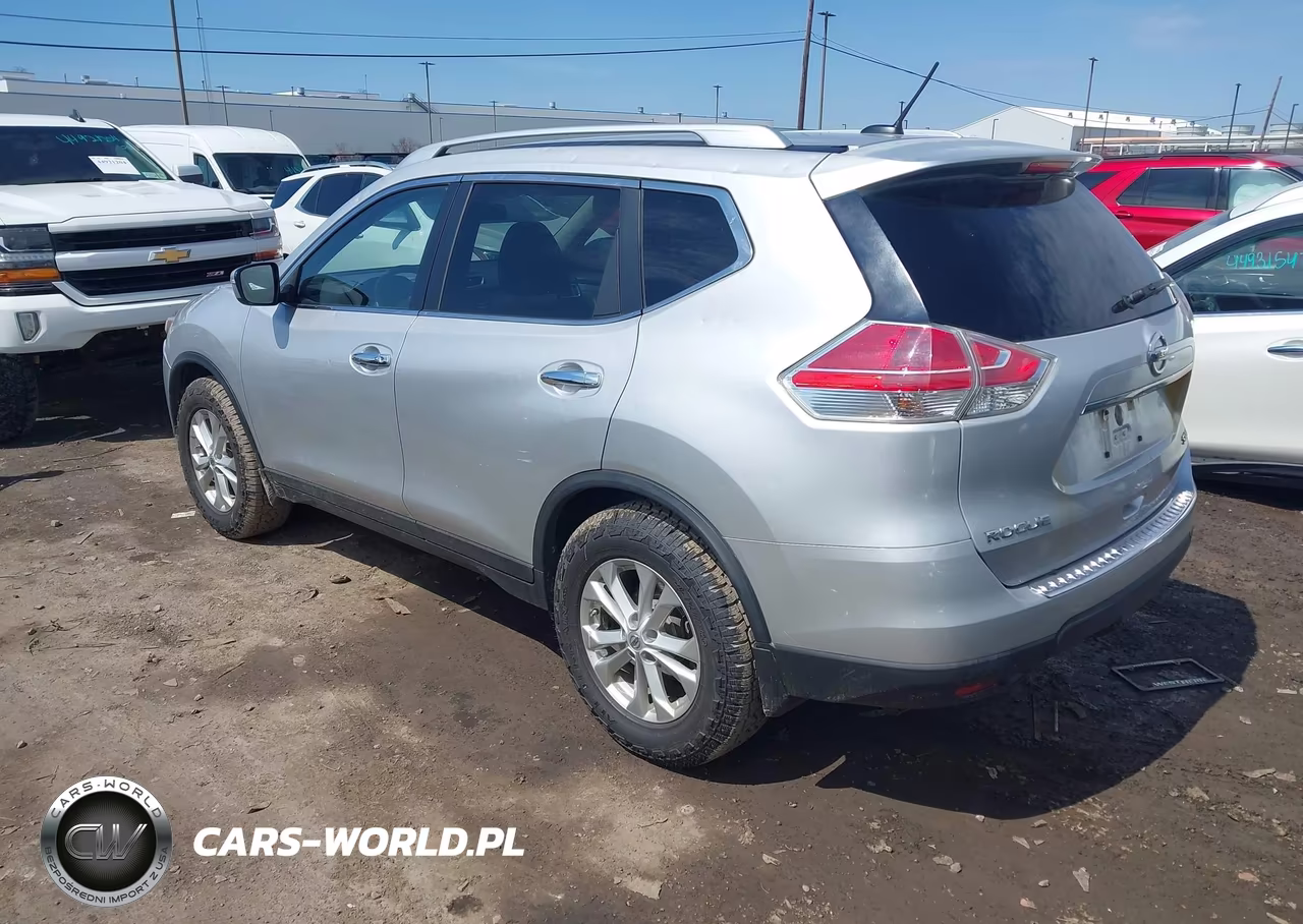 2015 Nissan Rogue Sv VIN:KNMAT2MV5FP556687 - 3