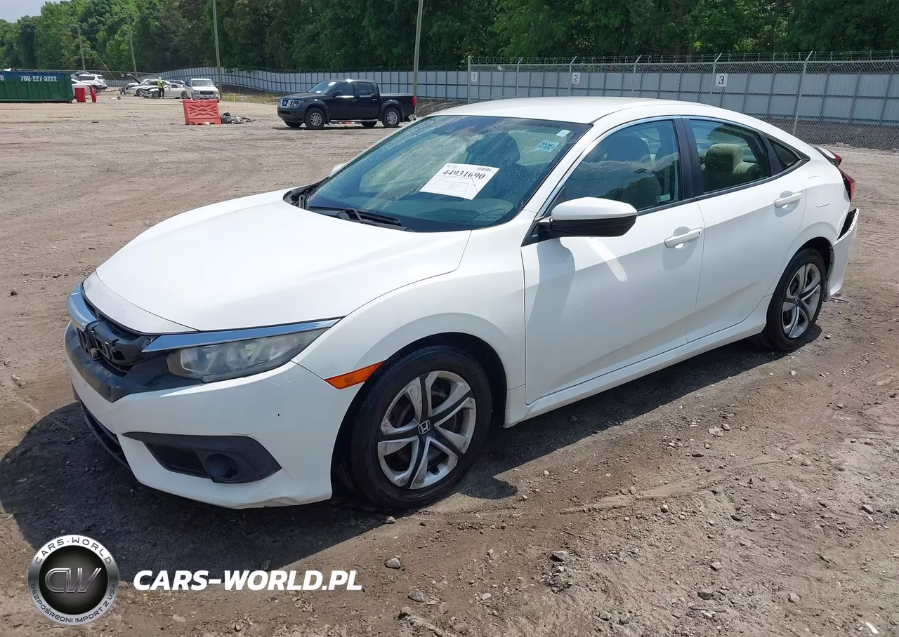2018 Honda Civic Lx VIN:19XFC2F66JE026233 - 2