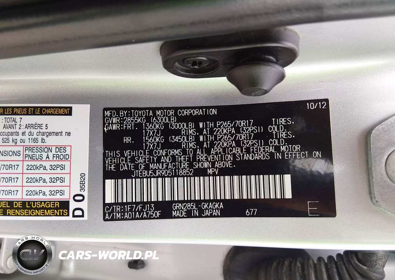 2013 Toyota 4Runner Sr5 VIN:JTEBU5JR9D5118852 - 9