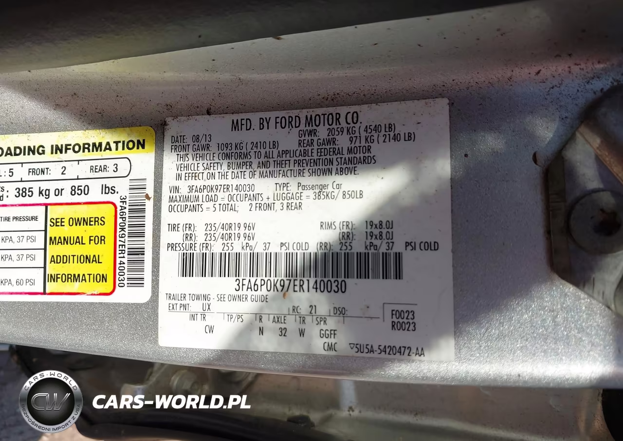 2014 Ford Fusion Titanium VIN:3FA6P0K97ER140030 - 9