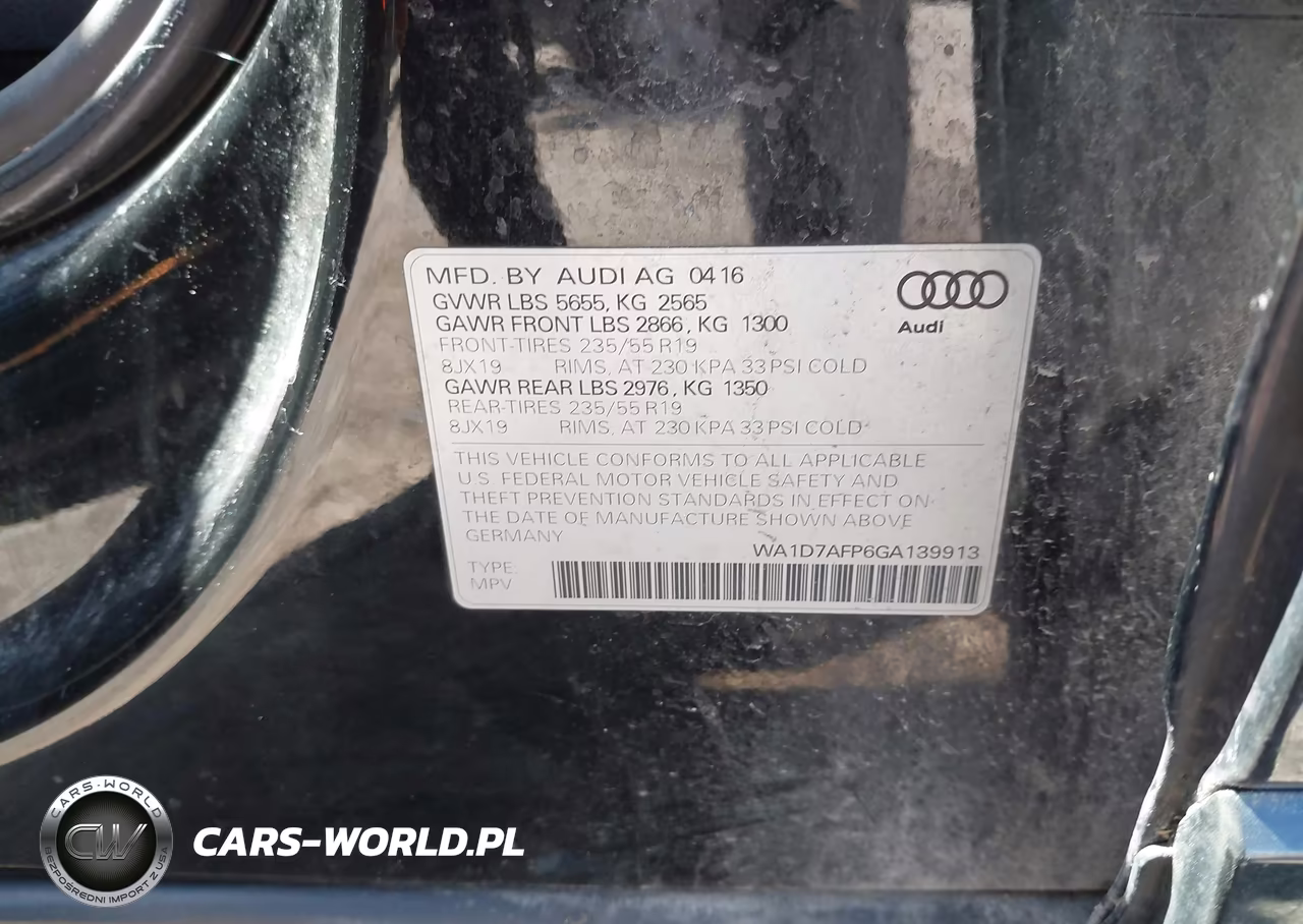 2016 Audi Q5 3.0T Premium Plus VIN:WA1D7AFP6GA139913 - 9