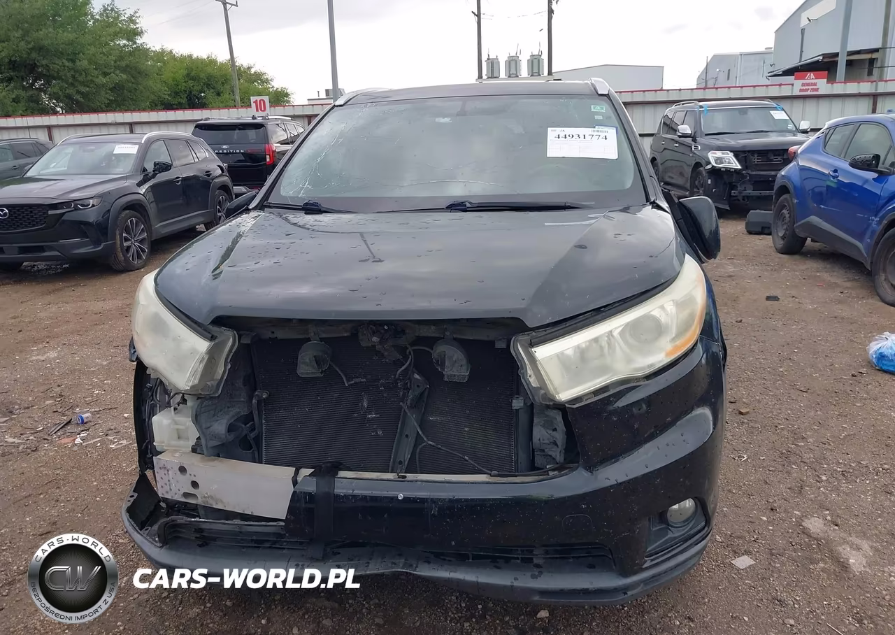 2014 Toyota Highlander Xle V6 VIN:5TDKKRFH3ES016072 - 12