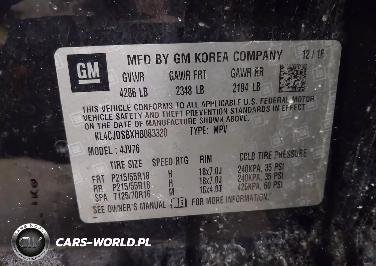 2017 Buick Encore Premium VIN:KL4CJDSBXHB083320 - 9