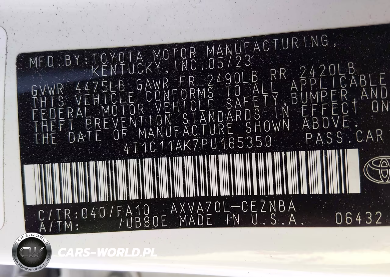 2023 Toyota Camry Le VIN:4T1C11AK7PU165350 - 9