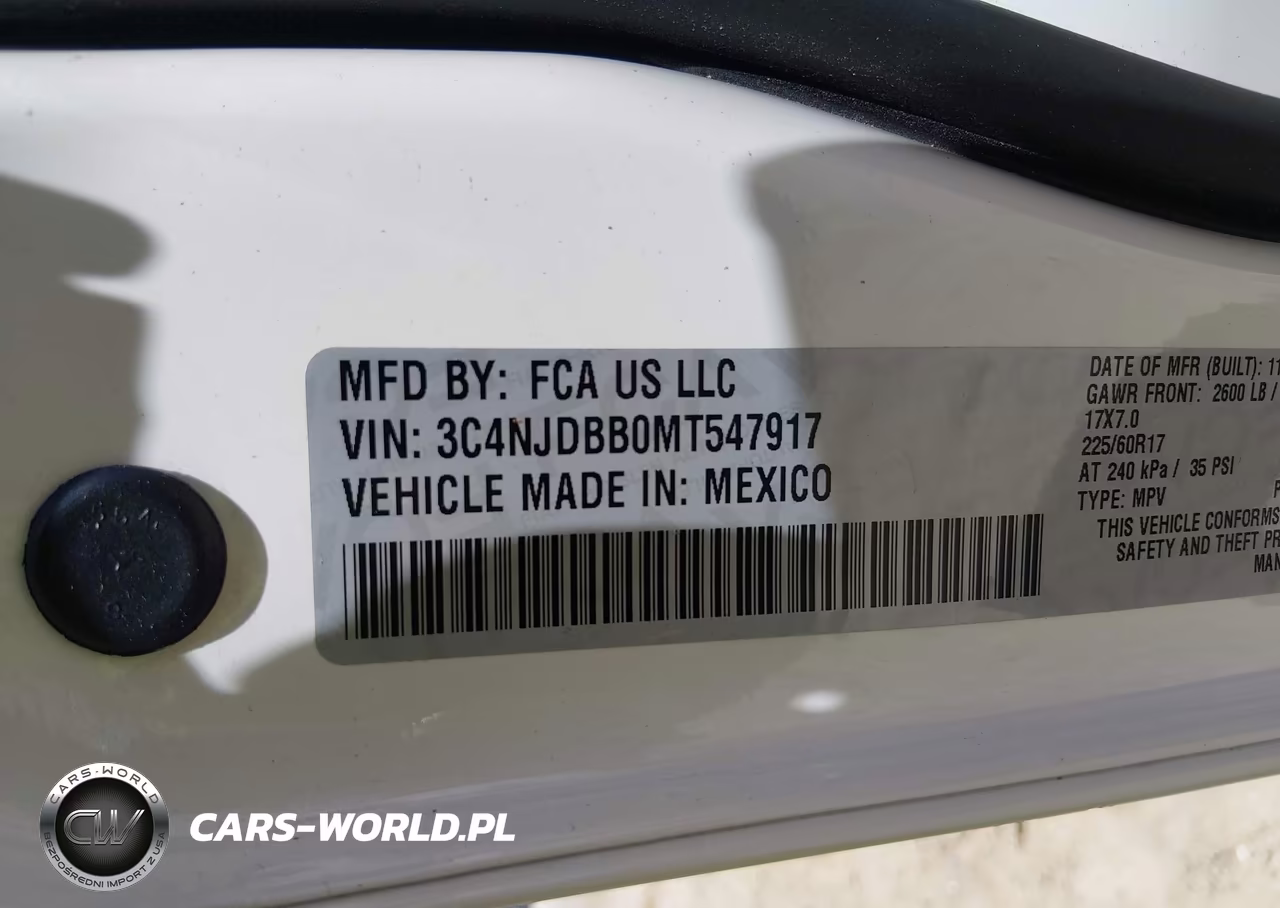 2021 Jeep Compass Latitude 4X4 VIN:3C4NJDBB0MT547917 - 9