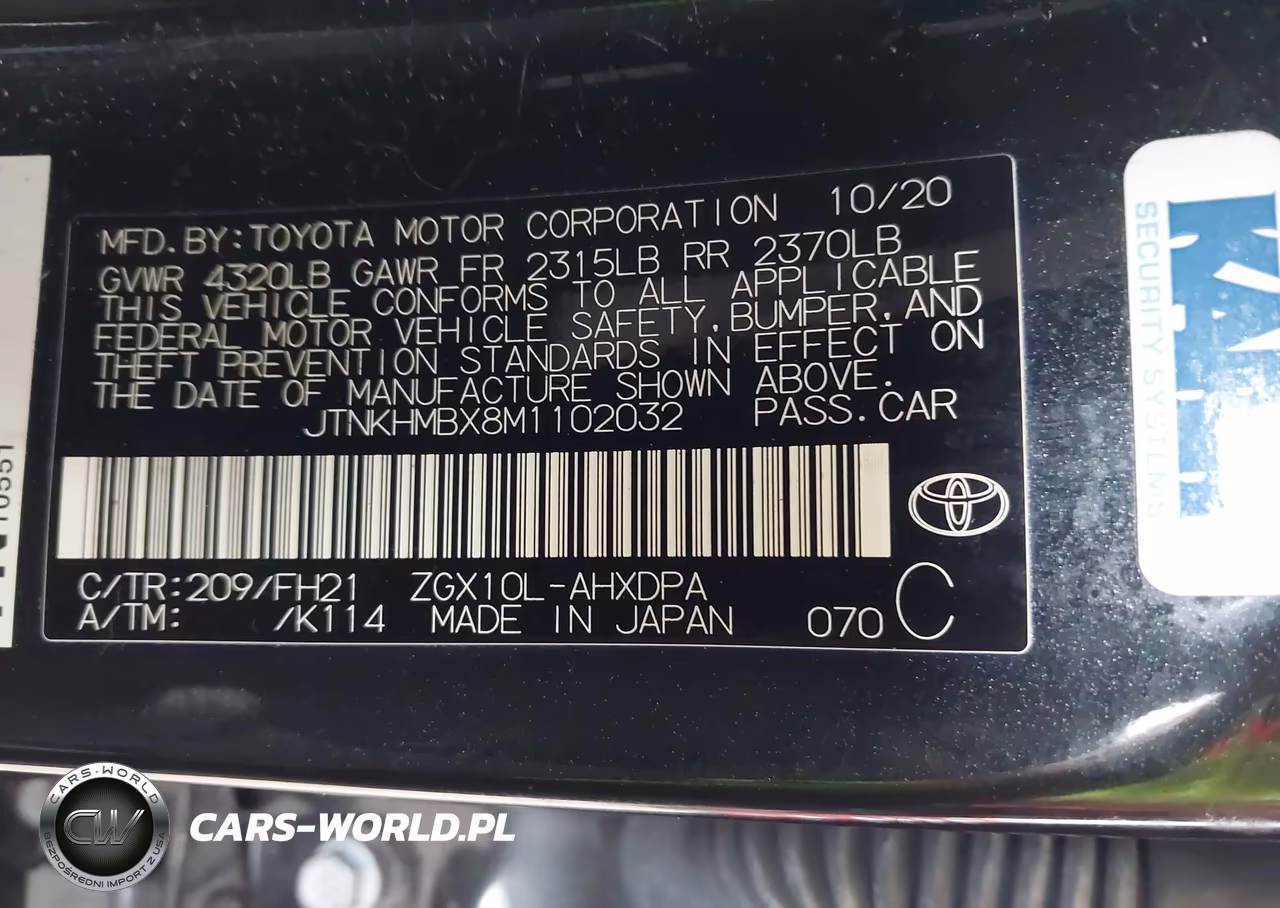 2021 Toyota C-Hr Xle-Le-Night Shade-Limited VIN:JTNKHMBX8M1102032 - 9