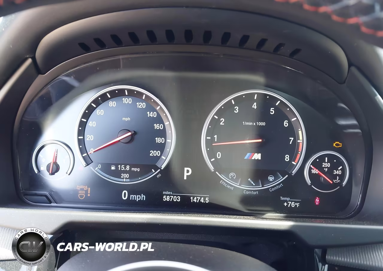 2015 BMW X5 M VIN:5YMKT6C55F0C89020 - 7