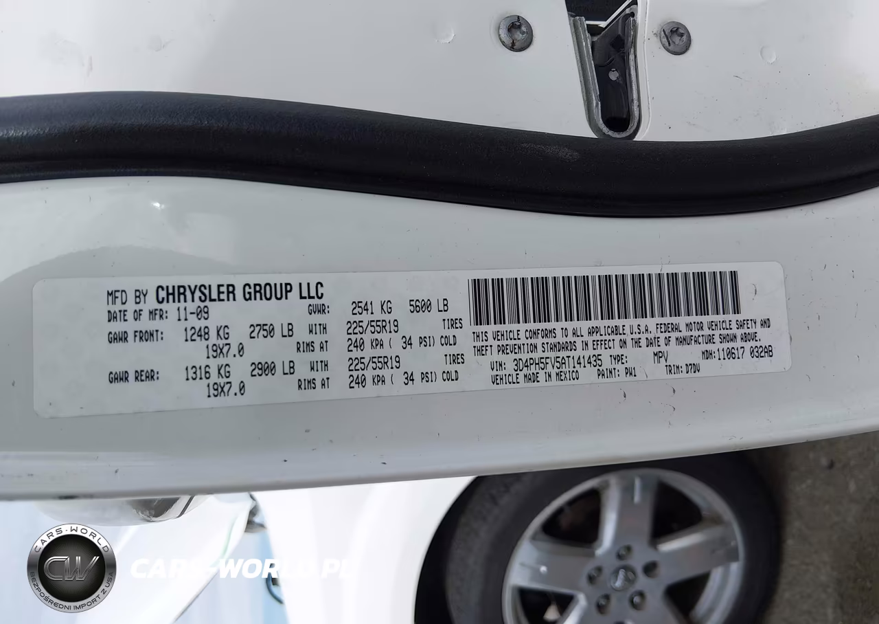 2010 Dodge Journey Sxt VIN:3D4PH5FV5AT141435 - 9