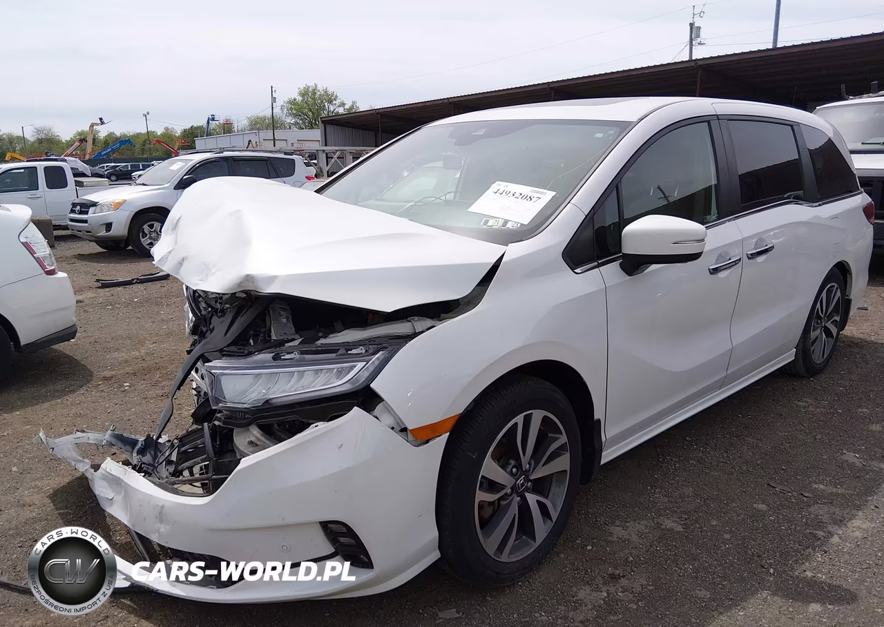 2022 Honda Odyssey Touring VIN:5FNRL6H82NB055344 - 2