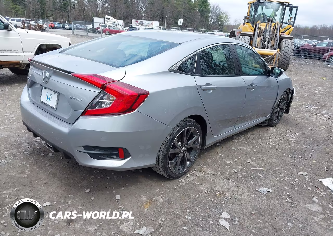 2021 Honda Civic Sport VIN:2HGFC2F86MH504226 - 4