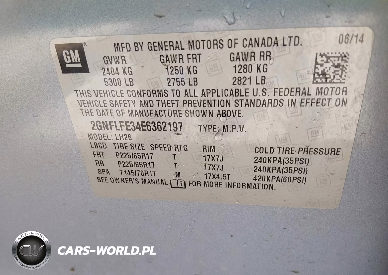 2014 Chevrolet Equinox 1Lt VIN:2GNFLFE34E6362197 - 9