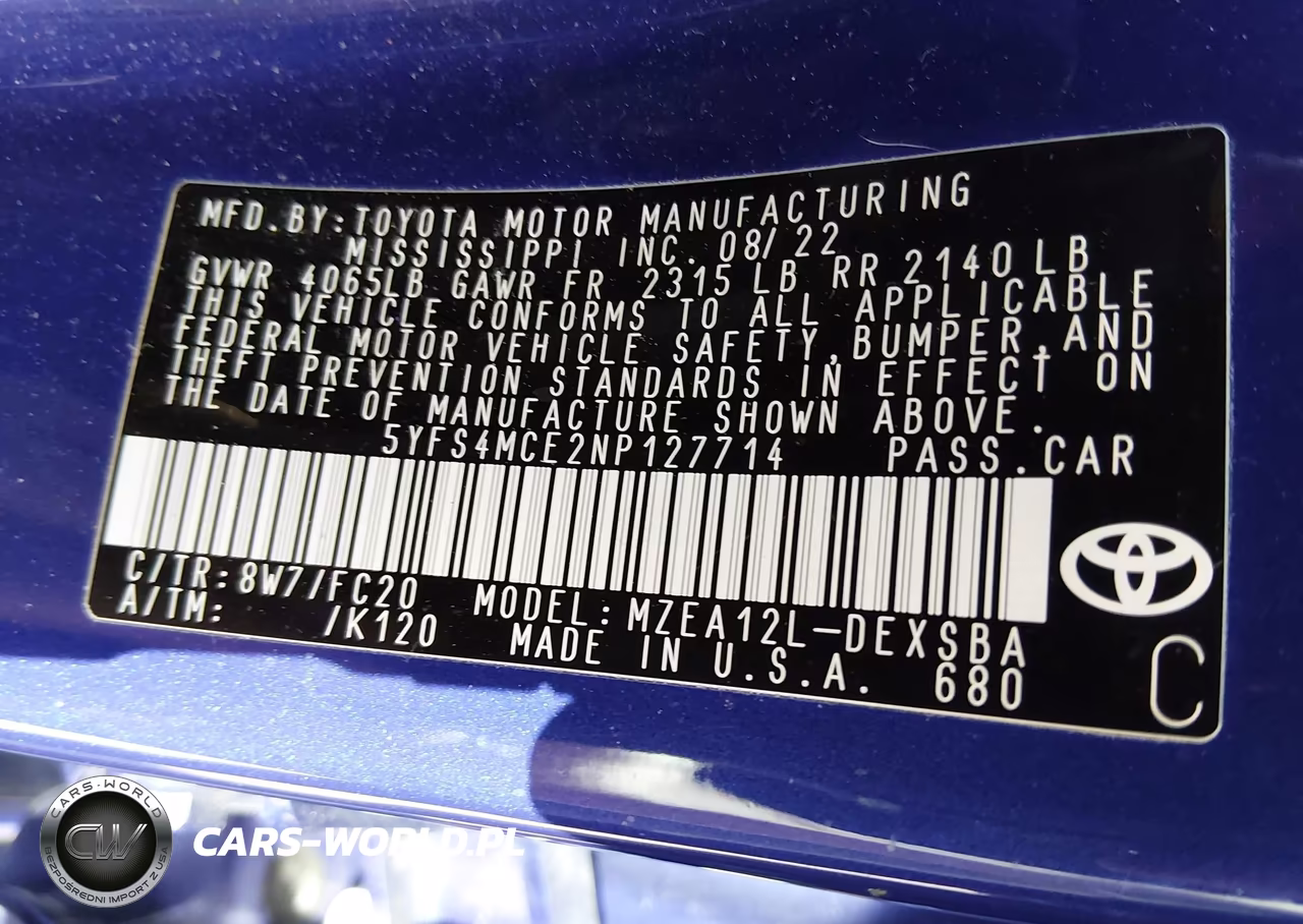 2022 Toyota Corolla Se VIN:5YFS4MCE2NP127714 - 9