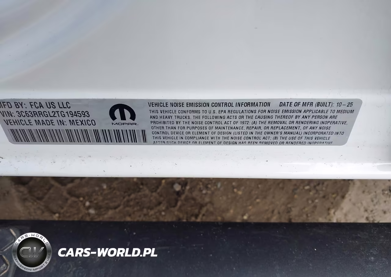 2026 Ram 3500 Tradesman 4X4 8' Box VIN:3C63RRGL2TG194593 - 9