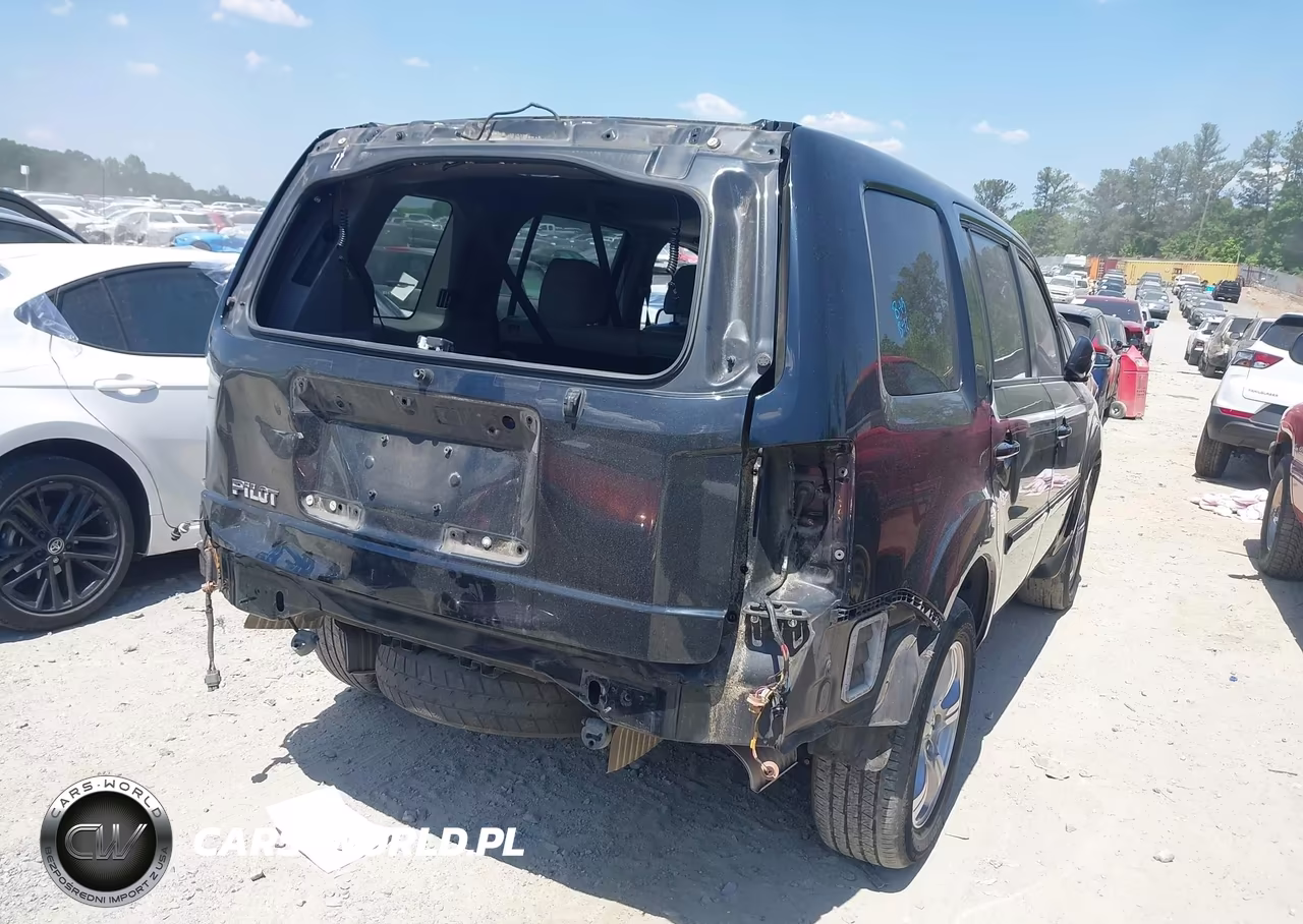 2014 Honda Pilot Ex-L VIN:5FNYF3H58EB015437 - 4