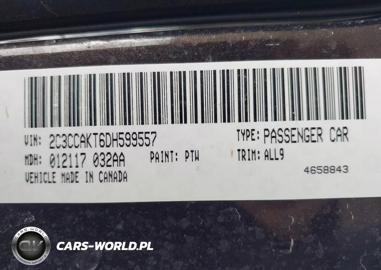 2013 Chrysler 300C Awd VIN:2C3CCAKT6DH599557 - 9