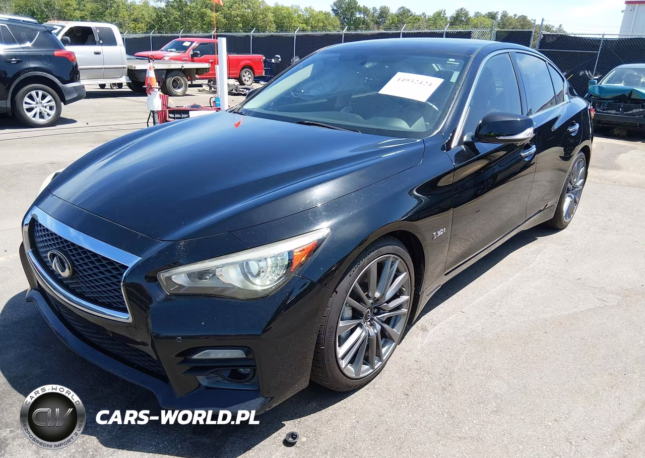 2016 Infiniti Q50 3.0T Red Sport 400 VIN:JN1FV7AP7GM420134 - 2