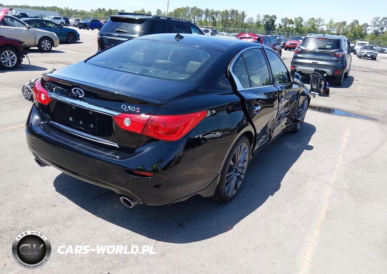 2016 Infiniti Q50 3.0T Red Sport 400 VIN:JN1FV7AP7GM420134 - 4
