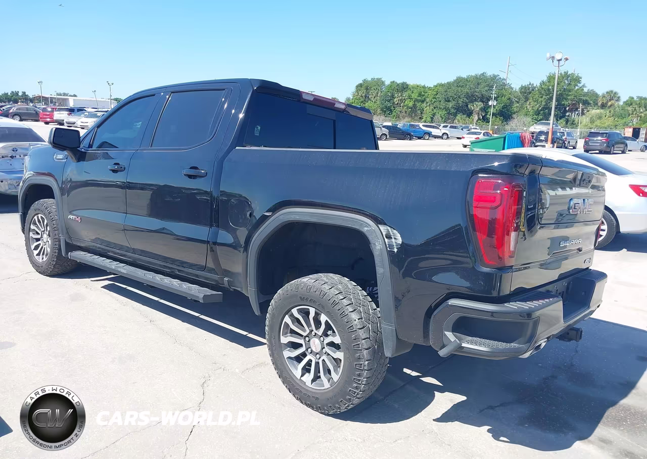 2022 GMC Sierra 1500 4Wd Short Box At4 VIN:1GTUUEET9NZ640345 - 3