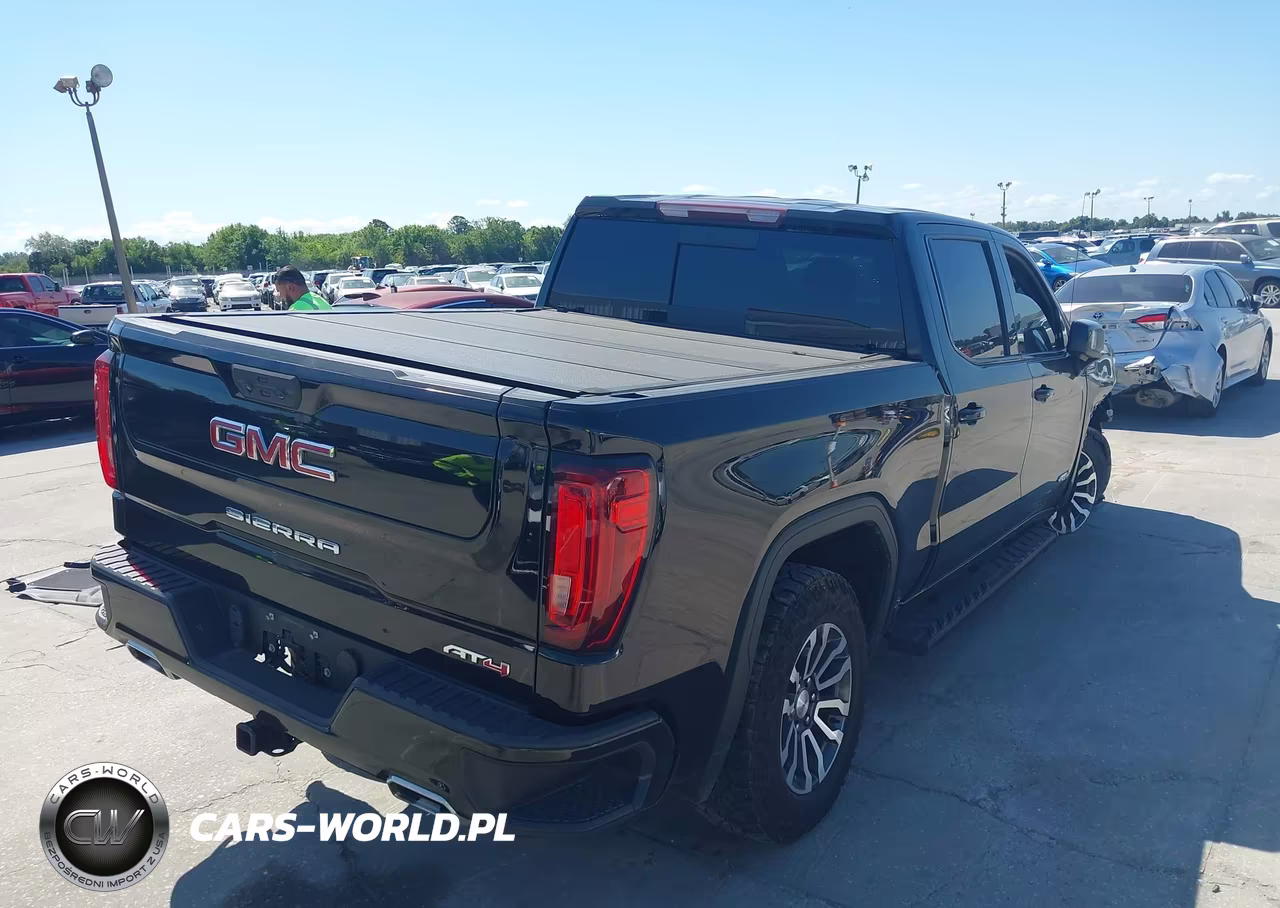 2022 GMC Sierra 1500 4Wd Short Box At4 VIN:1GTUUEET9NZ640345 - 4