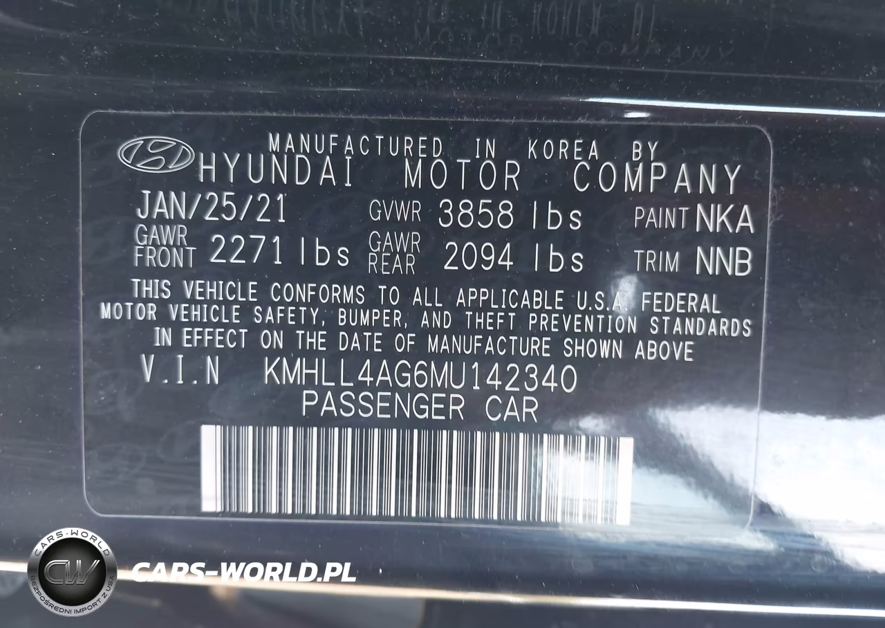 2021 Hyundai Elantra Se VIN:KMHLL4AG6MU142340 - 9