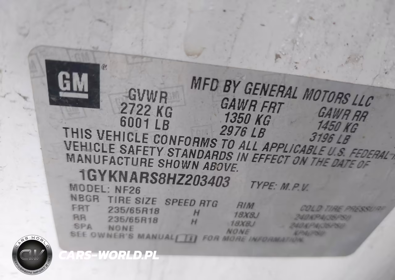 2017 Cadillac Xt5 Standard VIN:1GYKNARS8HZ203403 - 9