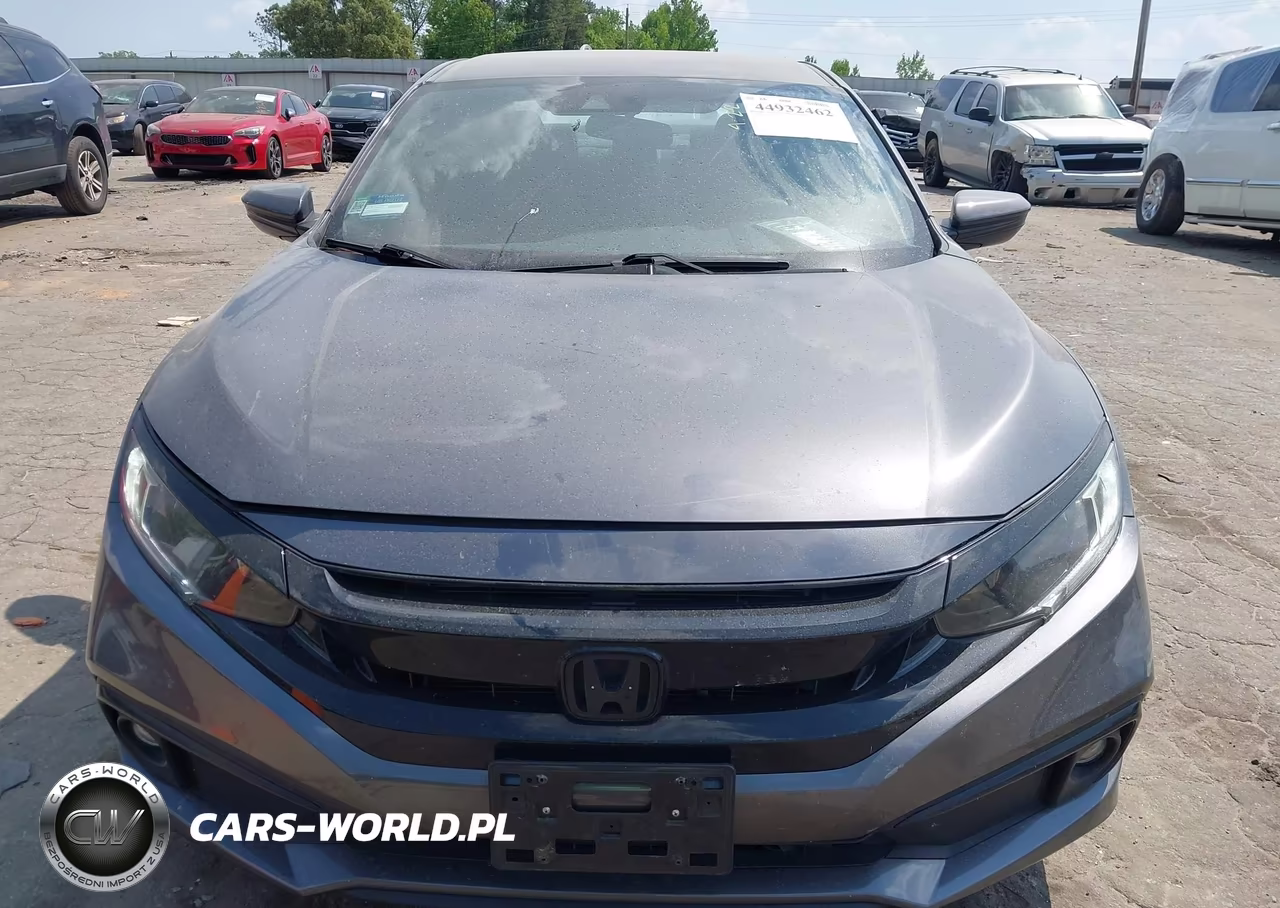 2019 Honda Civic Sport VIN:2HGFC2F80KH582496 - 12
