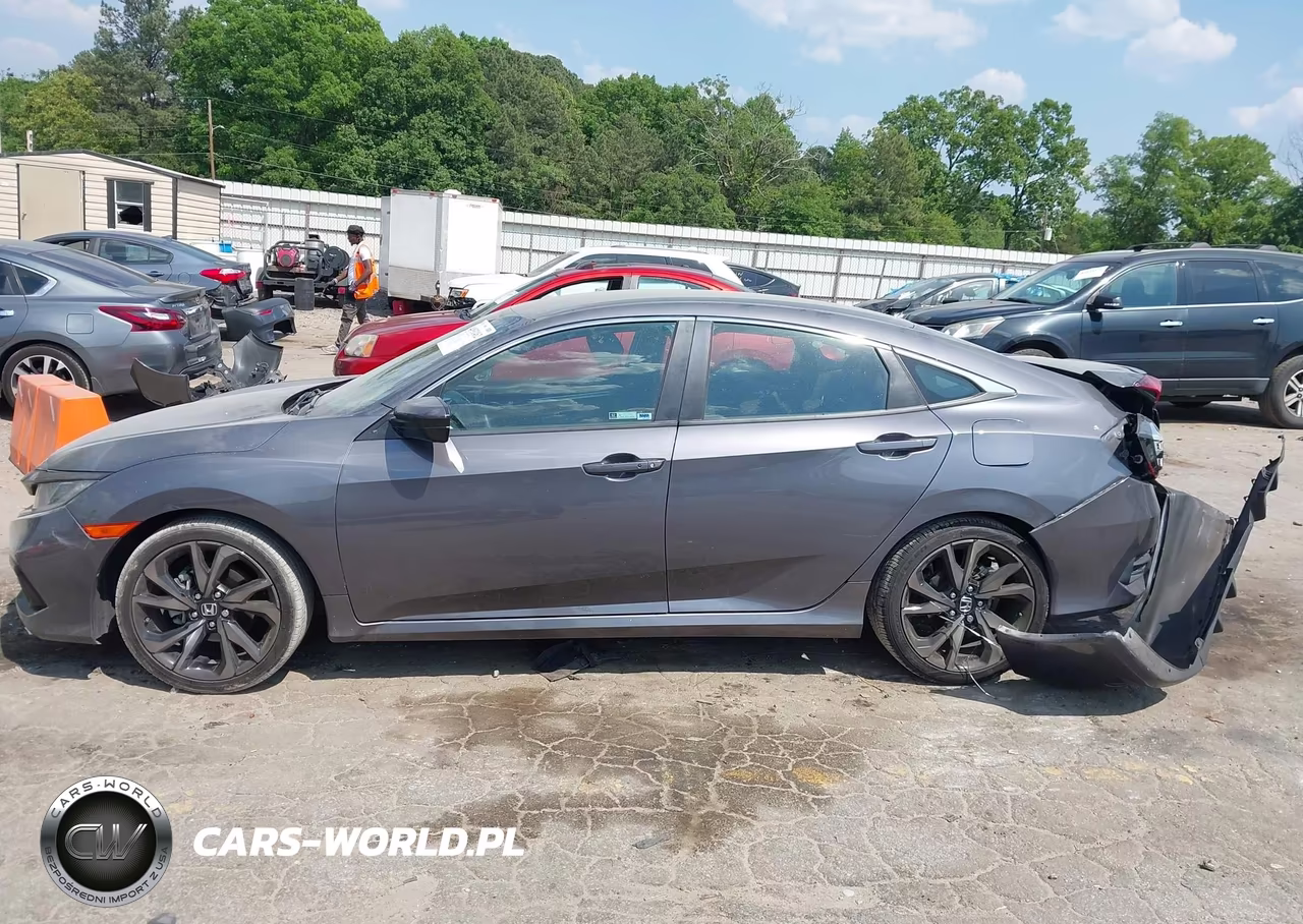 2019 Honda Civic Sport VIN:2HGFC2F80KH582496 - 14