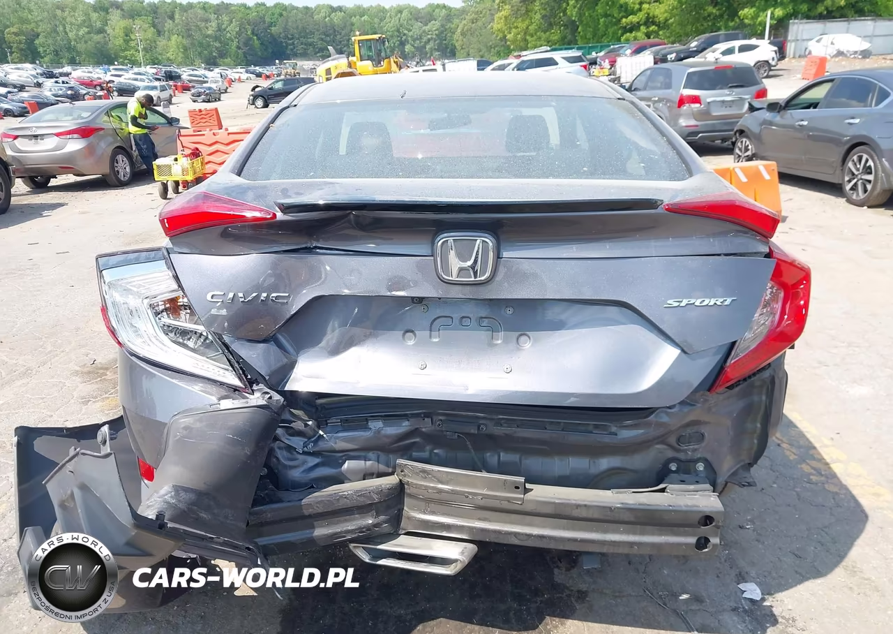2019 Honda Civic Sport VIN:2HGFC2F80KH582496 - 16