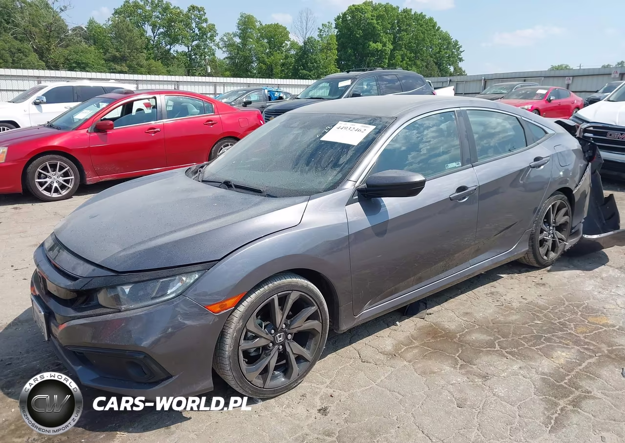 2019 Honda Civic Sport VIN:2HGFC2F80KH582496 - 2