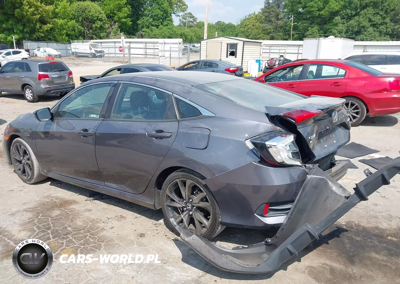 2019 Honda Civic Sport VIN:2HGFC2F80KH582496 - 3