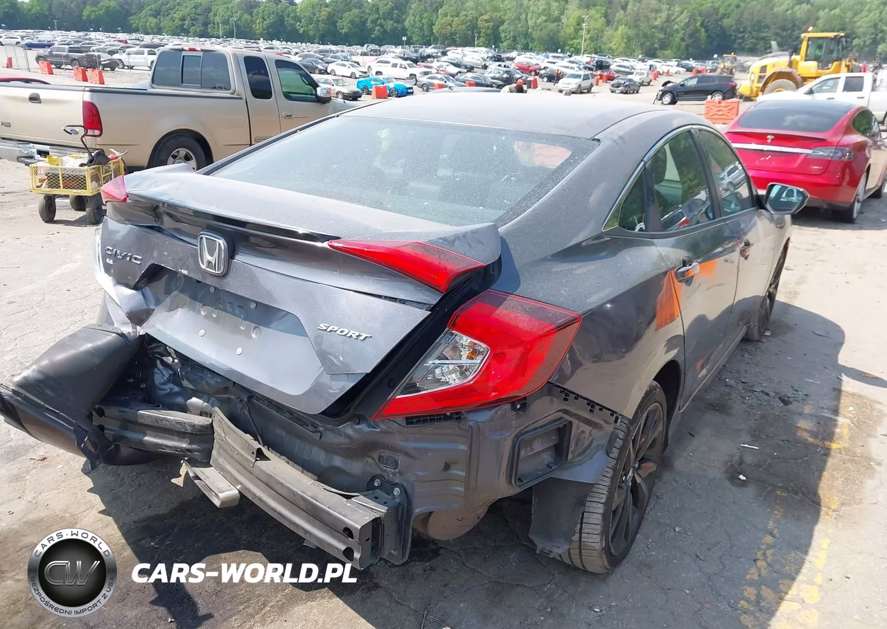 2019 Honda Civic Sport VIN:2HGFC2F80KH582496 - 4
