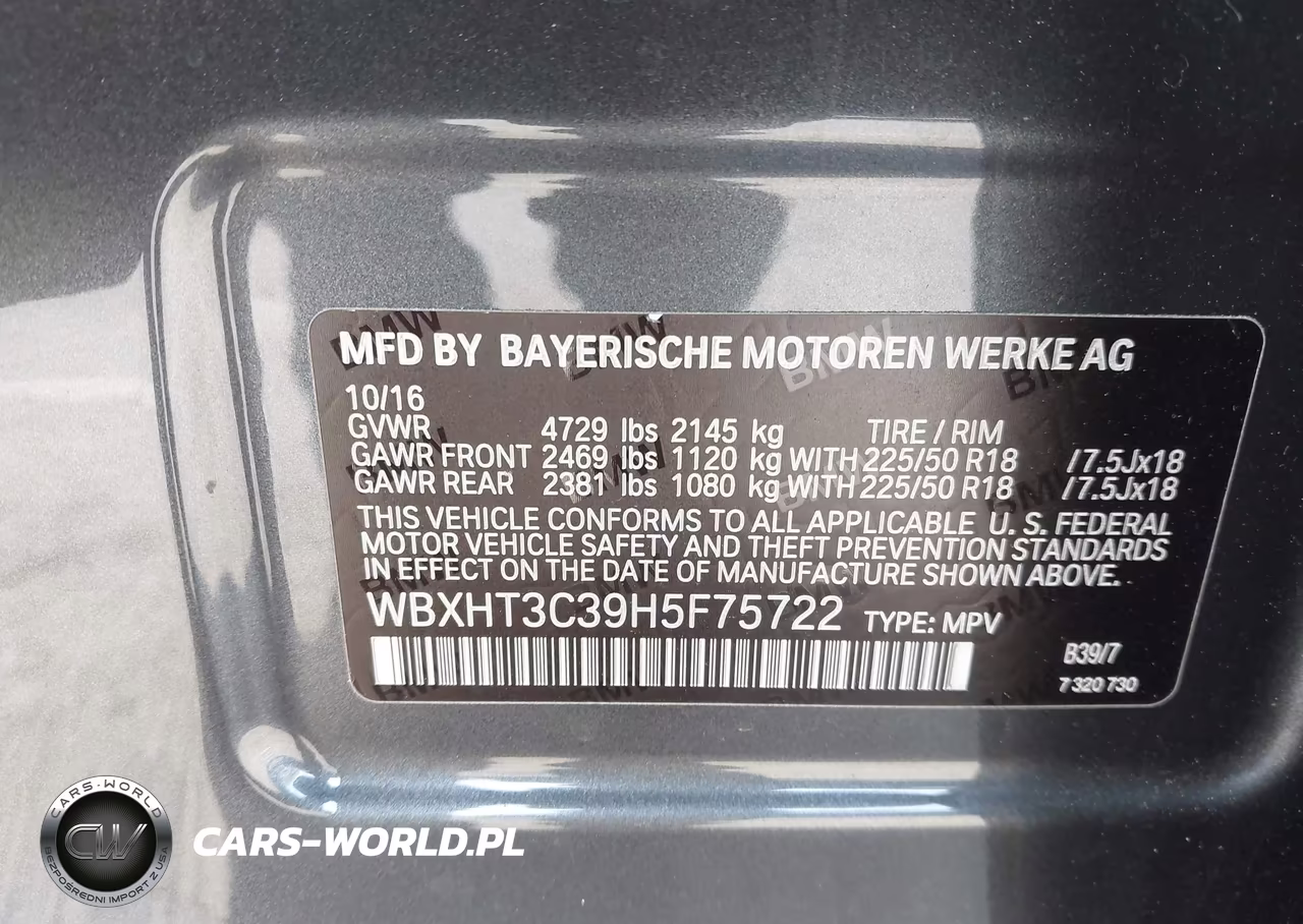 2017 BMW X1 xDrive28I VIN:WBXHT3C39H5F75722 - 9