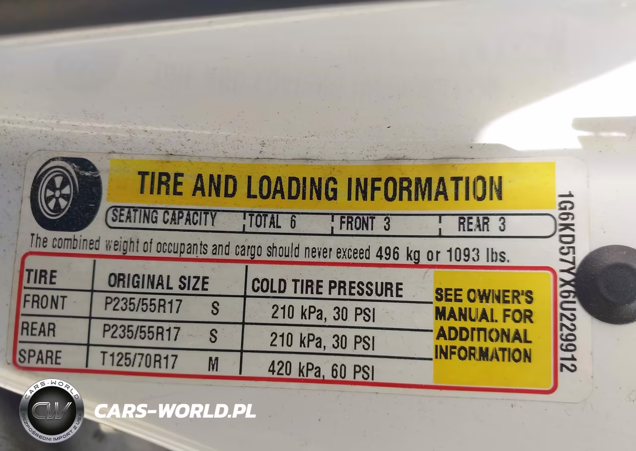 2006 Cadillac Dts Standard VIN:1G6KD57YX6U229912 - 9