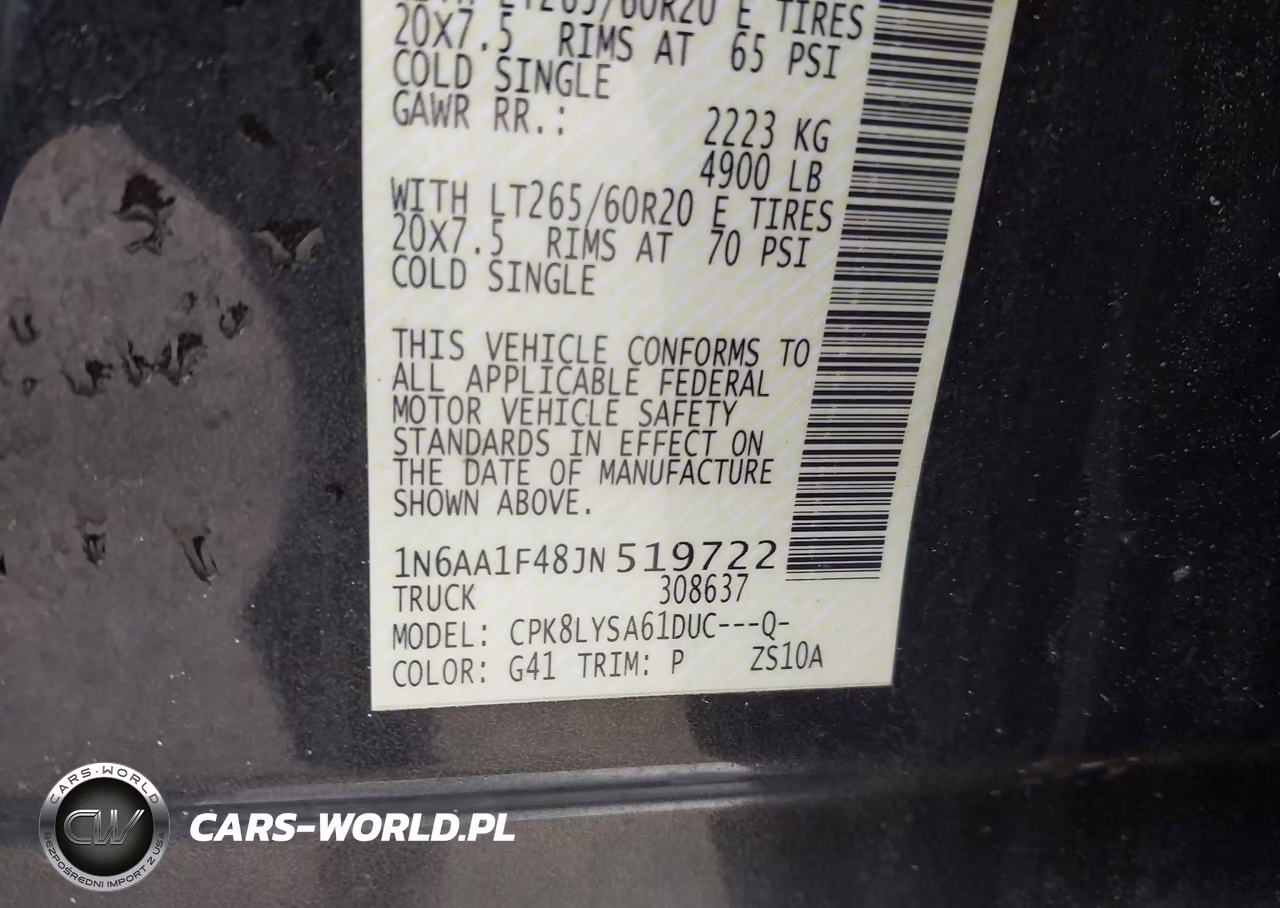 2018 Nissan Titan Xd Platinum Reserve Gas VIN:1N6AA1F48JN519722 - 9