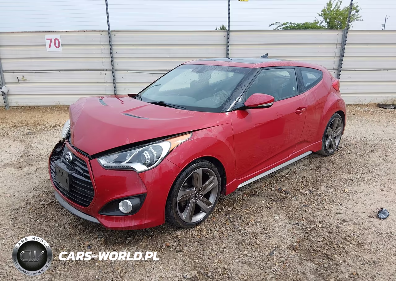 2013 Hyundai Veloster Turbo W-Black VIN:KMHTC6AE2DU128543 - 2