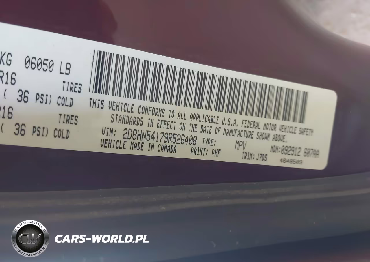 2009 Dodge Grand Caravan Sxt VIN:2D8HN54179R526408 - 9