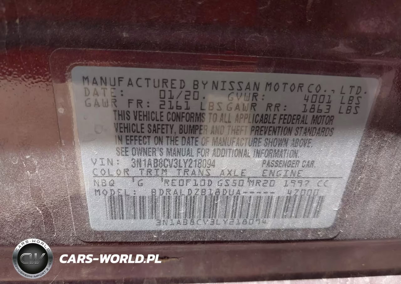 2020 Nissan Sentra Sv Xtronic Cvt VIN:3N1AB8CV3LY218094 - 9