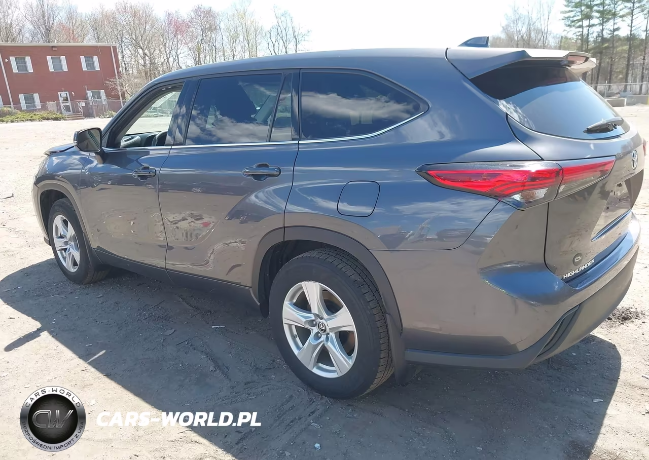 2021 Toyota Highlander L VIN:5TDCZRBH3MS113826 - 3