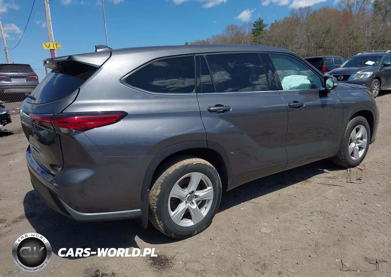 2021 Toyota Highlander L VIN:5TDCZRBH3MS113826 - 4