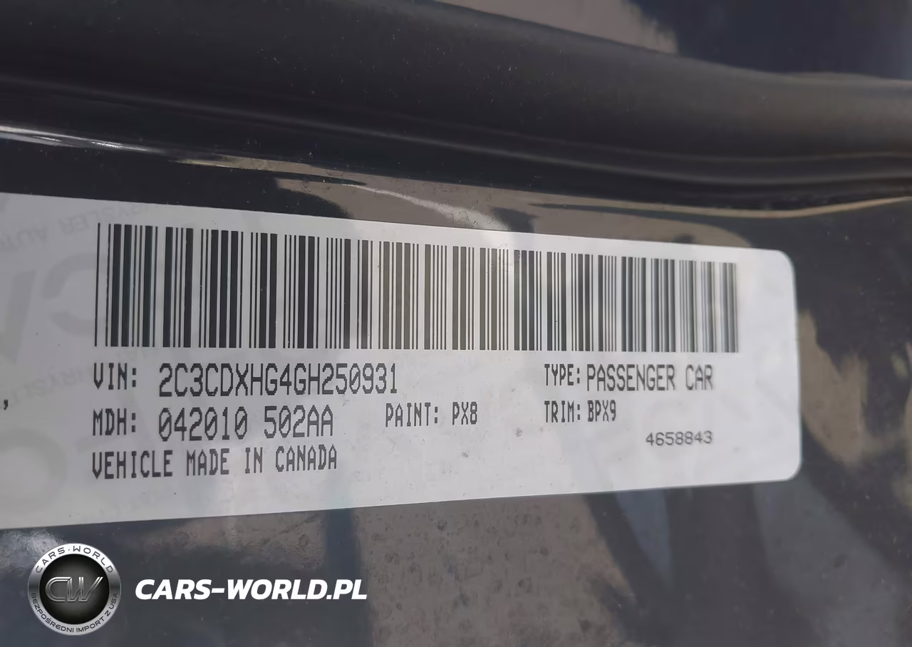 2016 Dodge Charger Sxt VIN:2C3CDXHG4GH250931 - 9