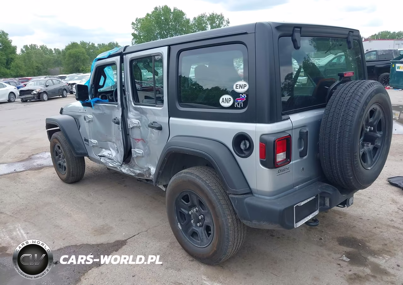 2022 Jeep Wrangler Unlimited Sport 4X4 VIN:1C4HJXDNXNW224184 - 3