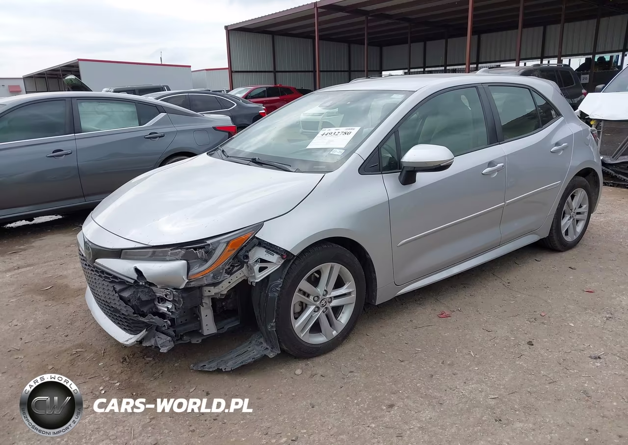 2019 Toyota Corolla Se VIN:JTNK4RBE1K3051952 - 2