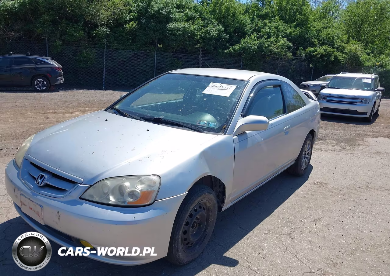 2002 Honda Civic Lx VIN:1HGEM215X2L037625 - 2