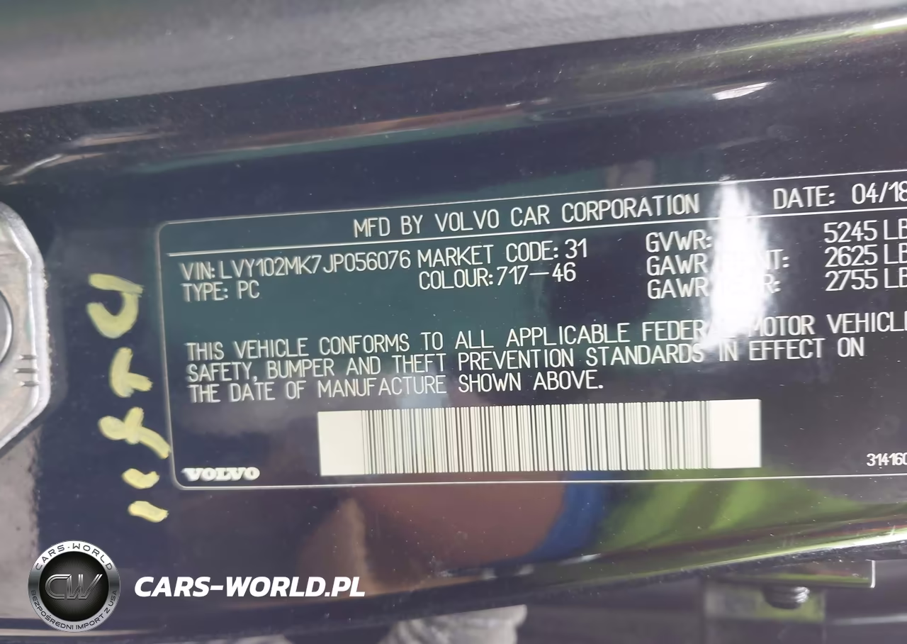 2018 Volvo S90 T5 Momentum VIN:LVY102MK7JP056076 - 9
