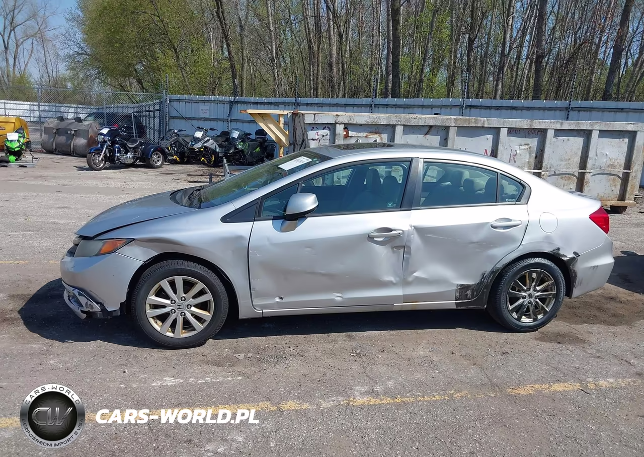 2012 Honda Civic Ex-L VIN:19XFB2F96CE000635 - 14